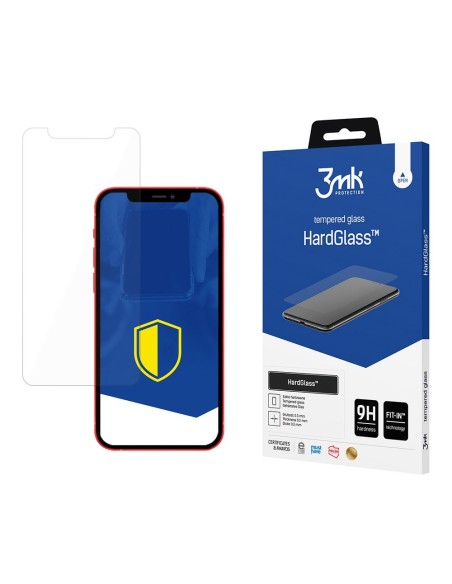 9H 3mk HardGlass™ stiklas, skirtas iPhone 12 Pro Max 9H 3mk HardGlass™ stiklas, skirtas iPhone 12 Pro Max