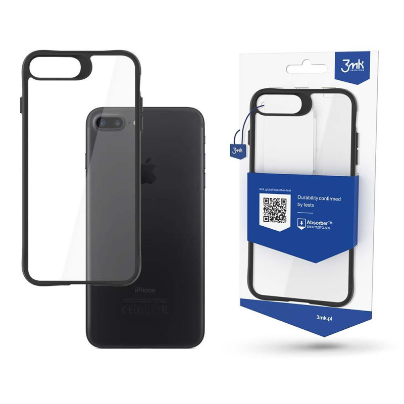 3mk Satin Armor Case+ dėklas, skirtas iPhone SE 2020 / iPhone SE 2022 - skaidrus 3mk Satin Armor Case+ dėklas, skirtas iPhone SE 2020 / iPhone SE 2022 - skaidrus