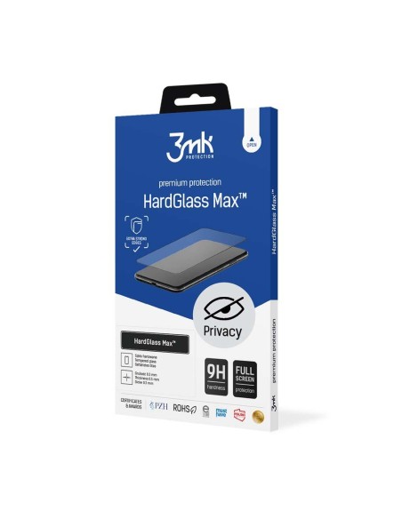 9H 3mk HardGlass Max Privacy™ privatumo stiklas, skirtas iPhone 12 mini