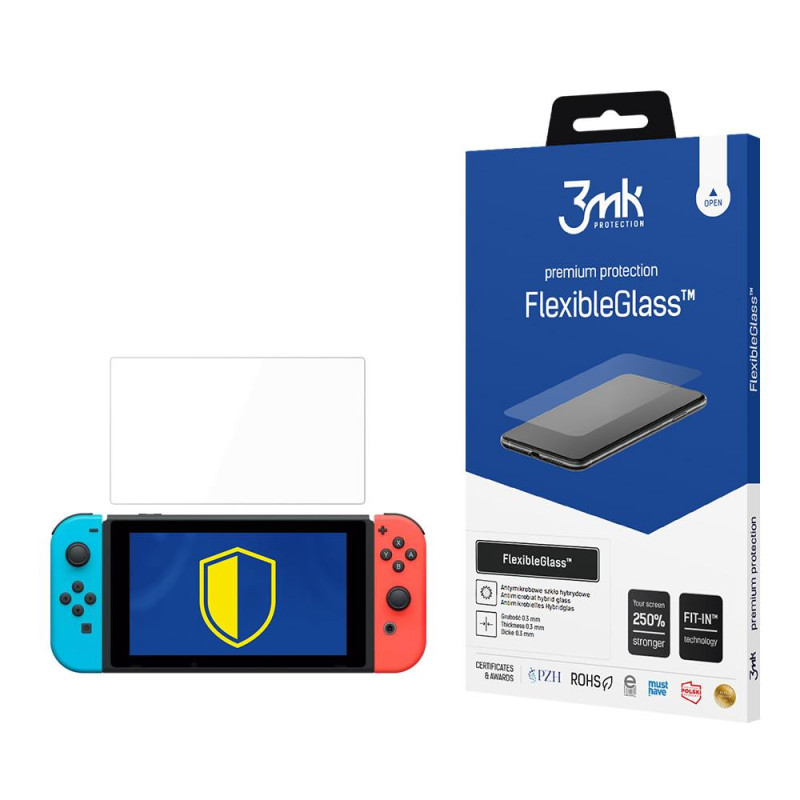 3mk FlexibleGlass™ hibridinis stiklas, skirtas Nintendo Switch