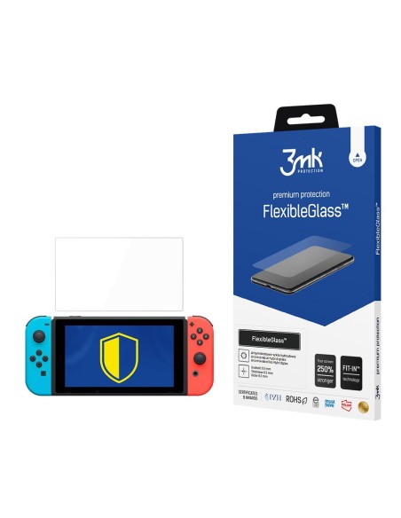 3mk FlexibleGlass™ hibridinis stiklas, skirtas Nintendo Switch 3mk FlexibleGlass™ hibridinis stiklas, skirtas Nintendo Switch