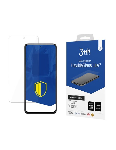 3mk FlexibleGlass Lite™ hibridinis stiklas ant Xiaomi Poco X3 3mk FlexibleGlass Lite™ hibridinis stiklas ant Xiaomi Poco X3