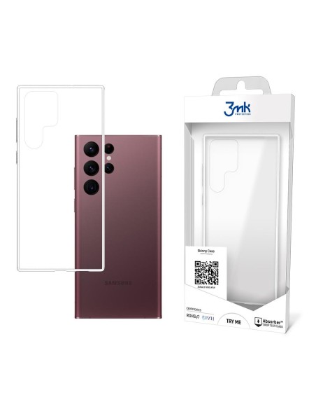 3mk Skinny dėklas, skirtas Samsung Galaxy S22 Ultra 5G – skaidrus 3mk Skinny dėklas, skirtas Samsung Galaxy S22 Ultra 5G – skaidrus