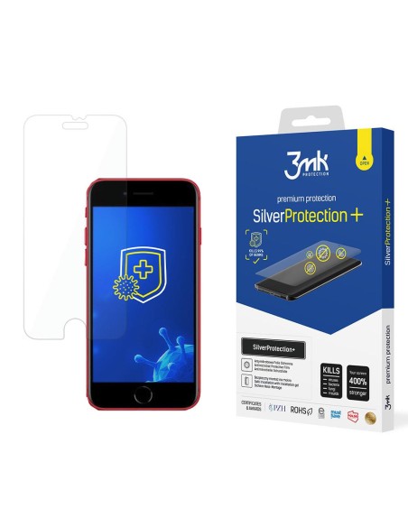 3mk SilverProtection+ apsauginė folija iPhone SE 2020 / SE 2022 3mk SilverProtection+ apsauginė folija iPhone SE 2020 / SE 2022