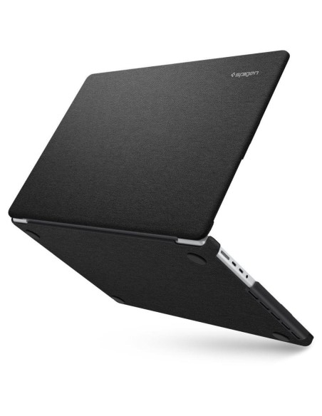 Spigen Urban Fit dėklas, skirtas Macbook Pro 16& 39 & 39 2021-2023 – juodas Spigen Urban Fit dėklas, skirtas Macbook Pro 16& 39 & 39 2021-2023 – juodas
