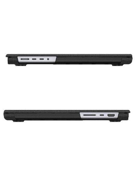 Spigen Urban Fit dėklas, skirtas Macbook Pro 16& 39 & 39 2021-2023 – juodas Spigen Urban Fit dėklas, skirtas Macbook Pro 16& 39 & 39 2021-2023 – juodas