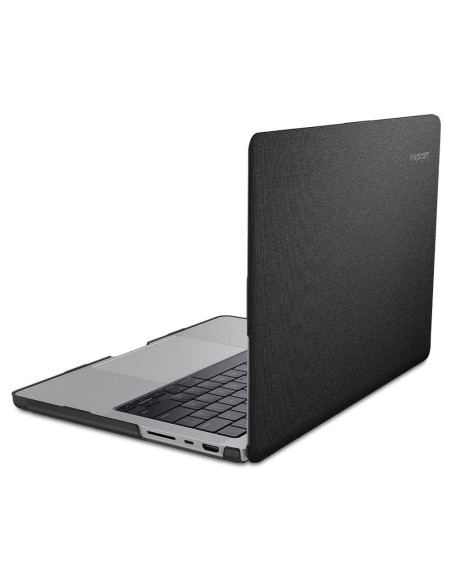 Spigen Urban Fit dėklas, skirtas Macbook Pro 16& 39 & 39 2021-2023 – juodas Spigen Urban Fit dėklas, skirtas Macbook Pro 16& 39 & 39 2021-2023 – juodas