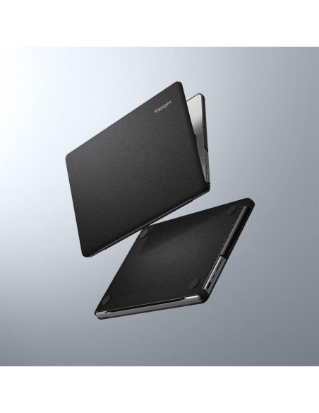 Spigen Urban Fit dėklas, skirtas Macbook Pro 16& 39 & 39 2021-2023 – juodas Spigen Urban Fit dėklas, skirtas Macbook Pro 16& 39 & 39 2021-2023 – juodas