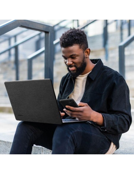 Spigen Urban Fit dėklas, skirtas Macbook Pro 16& 39 & 39 2021-2023 – juodas Spigen Urban Fit dėklas, skirtas Macbook Pro 16& 39 & 39 2021-2023 – juodas