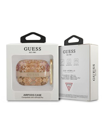 Guess Paisley Strap Collection dėklas, skirtas AirPods Pro – auksinis Guess Paisley Strap Collection dėklas, skirtas AirPods Pro – auksinis