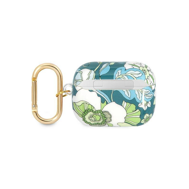 Guess Flower Strap Collection dėklas, skirtas AirPods Pro – žalias