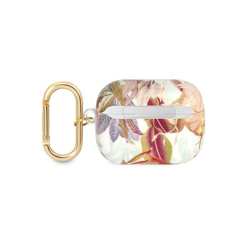 Guess Flower Strap Collection dėklas, skirtas AirPods Pro – violetinis