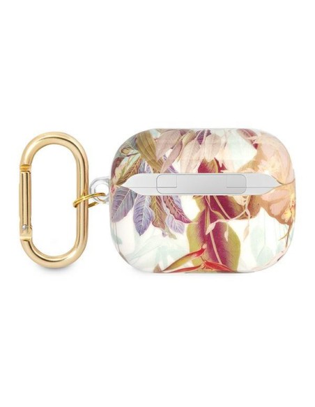 Guess Flower Strap Collection dėklas, skirtas AirPods Pro – violetinis Guess Flower Strap Collection dėklas, skirtas AirPods Pro – violetinis