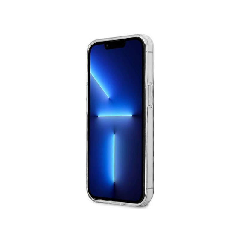 Guess Leopard dėklas, skirtas iPhone 13 Pro / iPhone 13 - pilkas