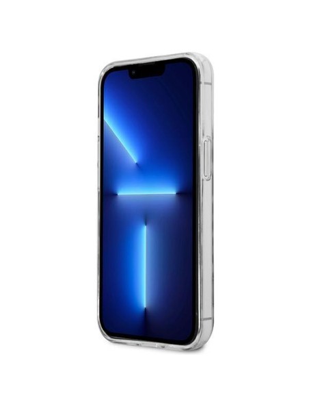 Guess Leopard dėklas, skirtas iPhone 13 Pro / iPhone 13 - pilkas