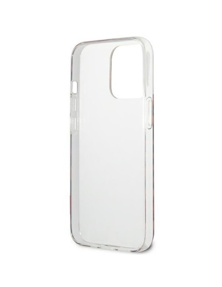 Guess Leopard dėklas, skirtas iPhone 13 Pro / iPhone 13 - raudonas Guess Leopard dėklas, skirtas iPhone 13 Pro / iPhone 13 - raudonas