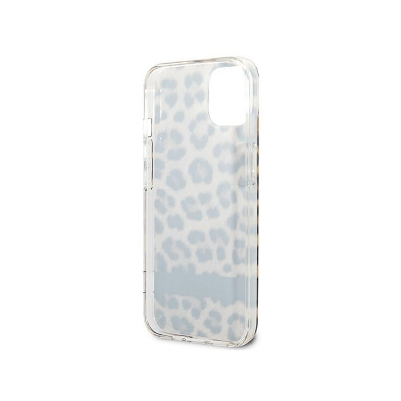 Guess Leopard dėklas iPhone 13 mini - rudas