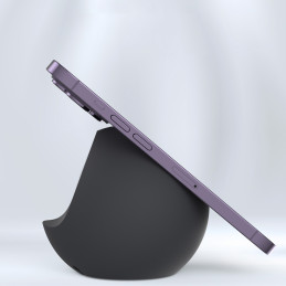 MagSafe mobiliojo telefono laikiklio stovas indukciniam įkrovikliui mėlynas