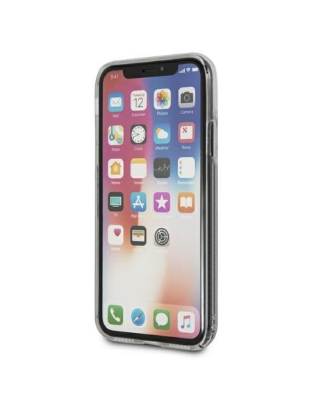 Guess Glitter Charms dėklas, skirtas iPhone X / Xs - auksinis