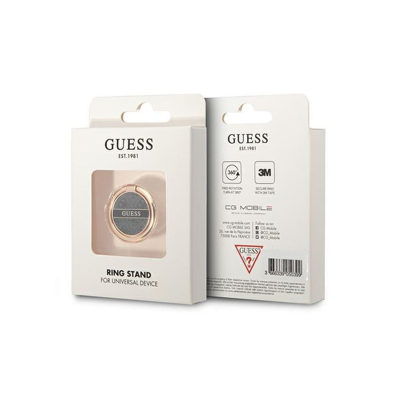 Ring Guess 4G kolekcija – juoda