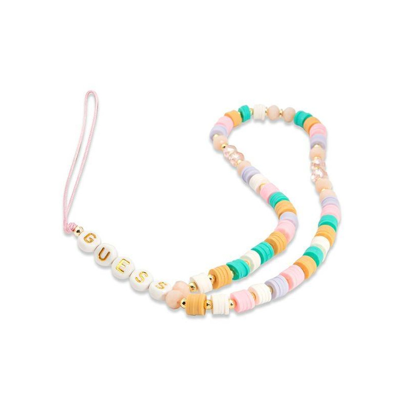 Guess Heishi Beads pakabukas - rožinis