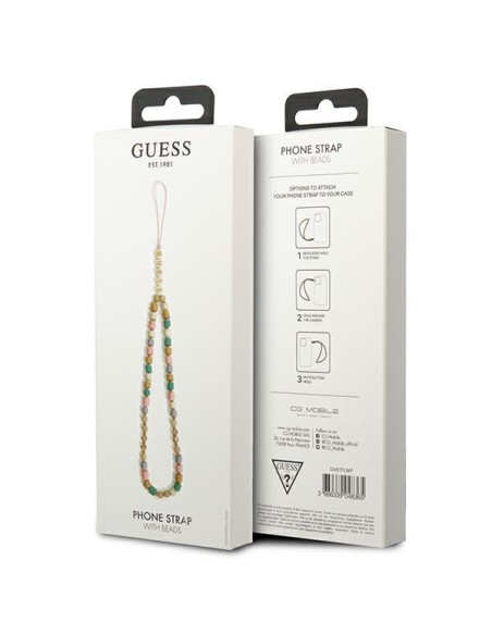 Guess Heishi Beads pakabukas - rožinis Guess Heishi Beads pakabukas - rožinis
