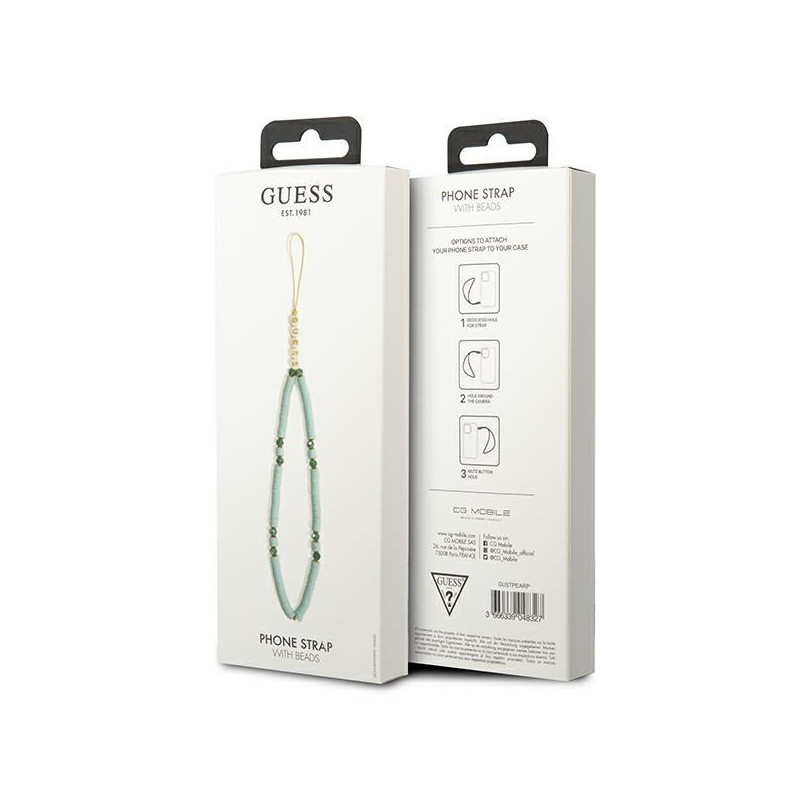 Guess Heishi Beads pakabukas - mėlynas