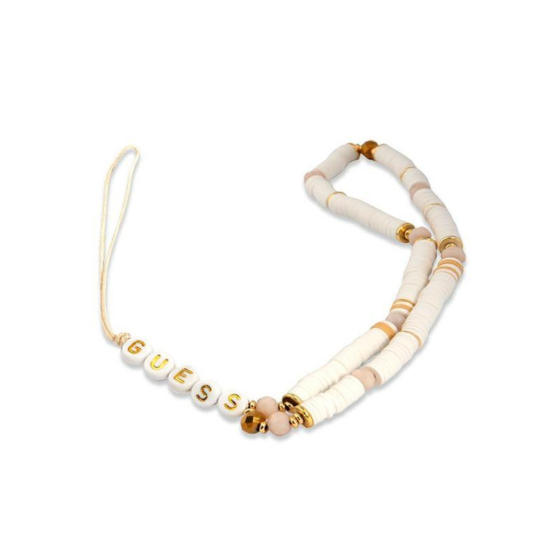 Guess Heishi Beads pakabukas - baltas Guess Heishi Beads pakabukas - baltas