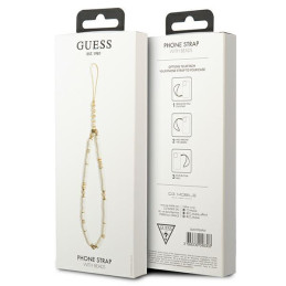 Guess Heishi Beads pakabukas - baltas