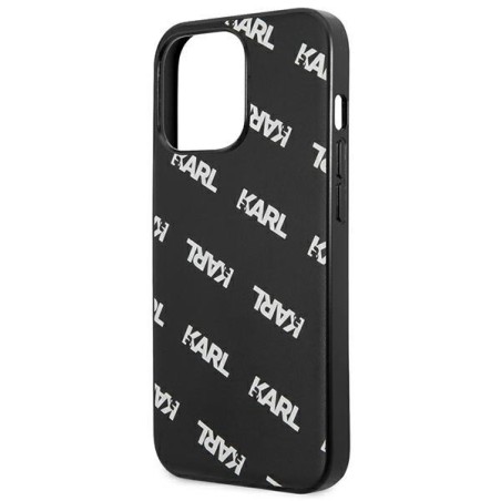 Karl Lagerfeld Allover dėklas, skirtas iPhone 13 Pro / iPhone 13 - juodas