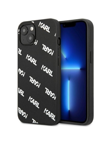 Karl Lagerfeld Allover dėklas iPhone 13 mini - juodas Karl Lagerfeld Allover dėklas iPhone 13 mini - juodas