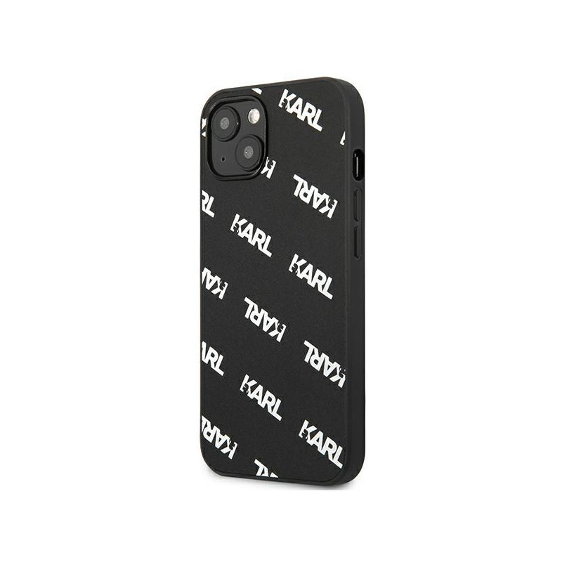 Karl Lagerfeld Allover dėklas iPhone 13 mini - juodas