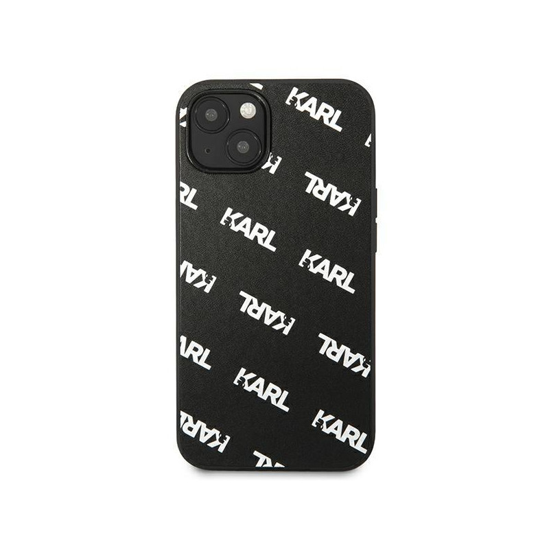 Karl Lagerfeld Allover dėklas iPhone 13 mini - juodas