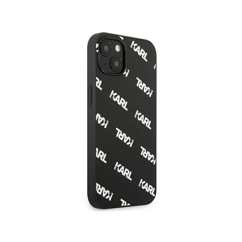 Karl Lagerfeld Allover dėklas iPhone 13 mini - juodas