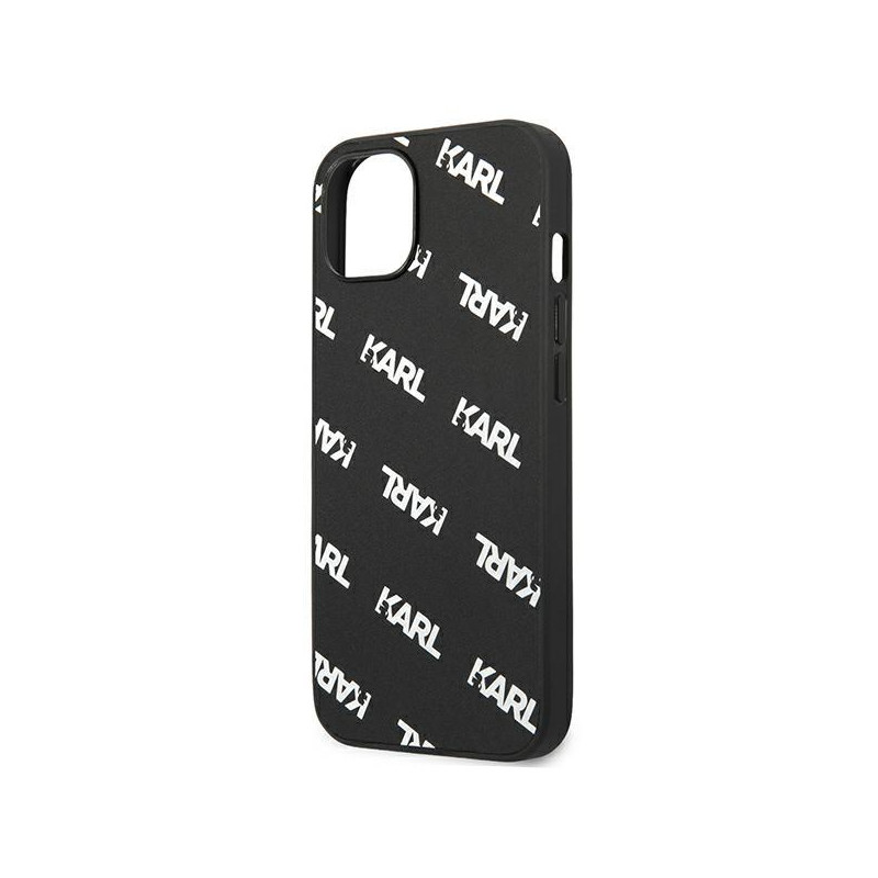 Karl Lagerfeld Allover dėklas iPhone 13 mini - juodas