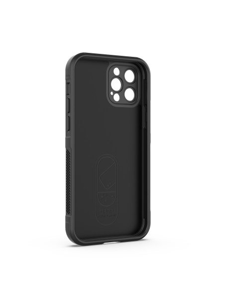 Magic Shield Case iPhone 12 Pro, lankstus šarvuotas dangtelis, bordo spalvos Magic Shield Case iPhone 12 Pro, lankstus šarvuotas dangtelis, bordo spalvos