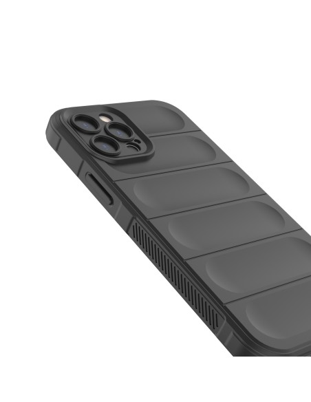 Magic Shield Case iPhone 12 Pro, lankstus šarvuotas dangtelis, bordo spalvos Magic Shield Case iPhone 12 Pro, lankstus šarvuotas dangtelis, bordo spalvos