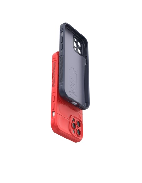 Magic Shield Case iPhone 12 Pro, lankstus šarvuotas dangtelis, bordo spalvos Magic Shield Case iPhone 12 Pro, lankstus šarvuotas dangtelis, bordo spalvos