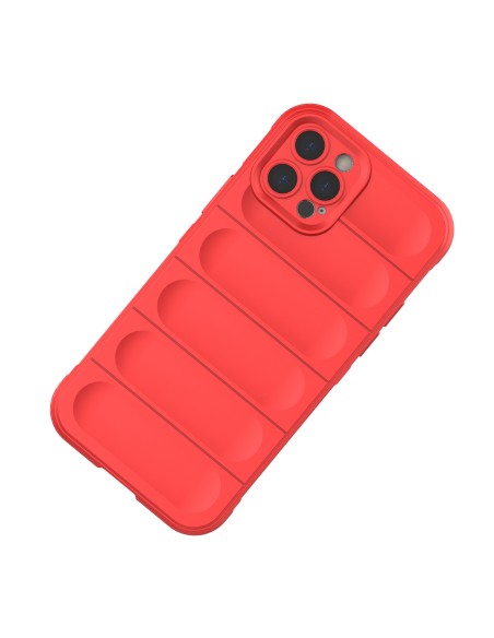 Magic Shield Case iPhone 12 Pro, lankstus šarvuotas dangtelis, bordo spalvos Magic Shield Case iPhone 12 Pro, lankstus šarvuotas dangtelis, bordo spalvos