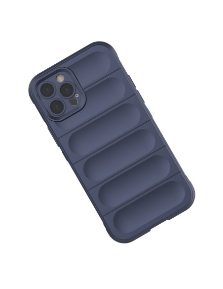 Magic Shield Case iPhone 12 Pro, lankstus šarvuotas dangtelis, bordo spalvos Magic Shield Case iPhone 12 Pro, lankstus šarvuotas dangtelis, bordo spalvos
