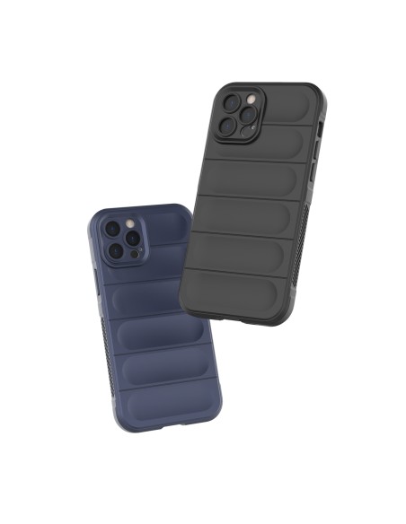 Magic Shield Case iPhone 12 Pro, lankstus šarvuotas dangtelis, bordo spalvos Magic Shield Case iPhone 12 Pro, lankstus šarvuotas dangtelis, bordo spalvos
