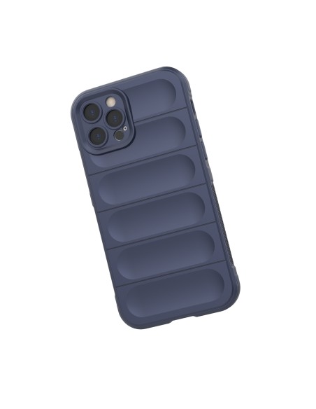 Magic Shield Case iPhone 12 Pro, lankstus šarvuotas dangtelis, bordo spalvos Magic Shield Case iPhone 12 Pro, lankstus šarvuotas dangtelis, bordo spalvos