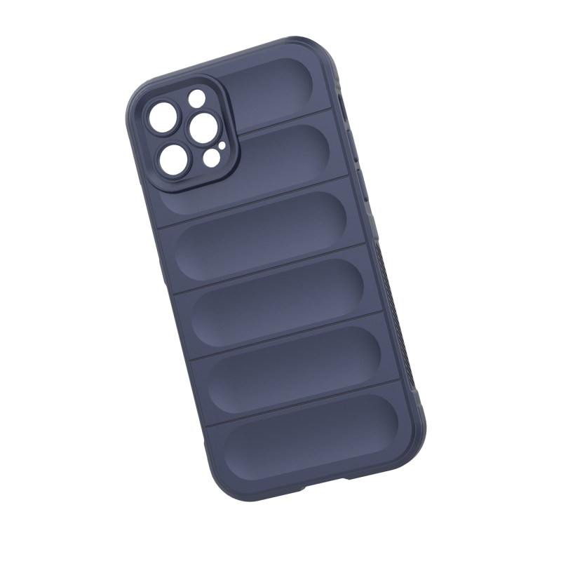 Magic Shield Case iPhone 12 Pro, lankstus šarvuotas dangtelis, bordo spalvos