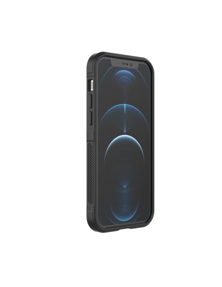 Magic Shield Case iPhone 12 Pro, lankstus šarvuotas dangtelis, bordo spalvos Magic Shield Case iPhone 12 Pro, lankstus šarvuotas dangtelis, bordo spalvos