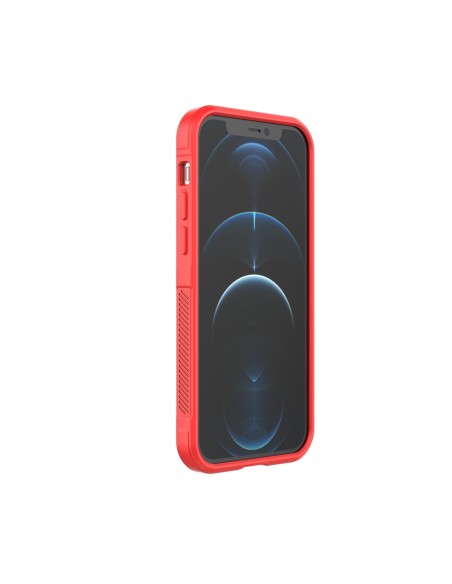 Magic Shield Case iPhone 12 Pro, lankstus šarvuotas dangtelis, bordo spalvos Magic Shield Case iPhone 12 Pro, lankstus šarvuotas dangtelis, bordo spalvos