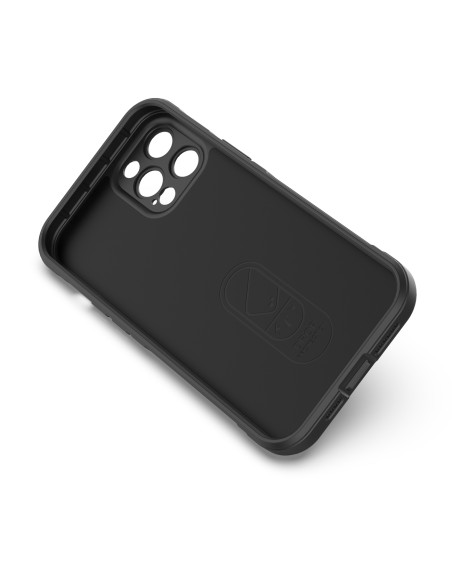 Magic Shield Case iPhone 12 Pro Max, lankstus, šarvuotas dangtelis, tamsiai mėlynas Magic Shield Case iPhone 12 Pro Max, lankstus, šarvuotas dangtelis, tamsiai mėlynas