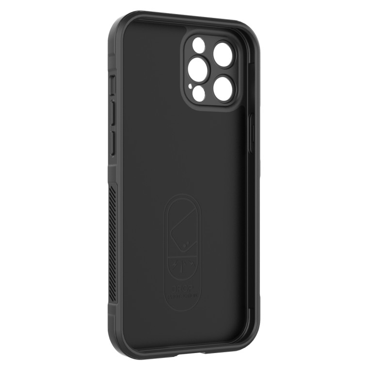 Magic Shield Case iPhone 12 Pro Max, lankstus, šarvuotas dangtelis, tamsiai mėlynas