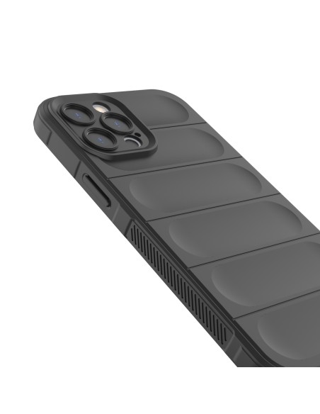 Magic Shield Case iPhone 12 Pro Max, lankstus, šarvuotas dangtelis, tamsiai mėlynas Magic Shield Case iPhone 12 Pro Max, lankstus, šarvuotas dangtelis, tamsiai mėlynas