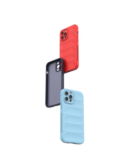 Magic Shield Case iPhone 12 Pro Max, lankstus, šarvuotas dangtelis, tamsiai mėlynas Magic Shield Case iPhone 12 Pro Max, lankstus, šarvuotas dangtelis, tamsiai mėlynas