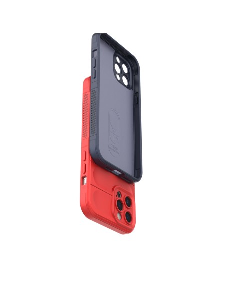Magic Shield Case iPhone 12 Pro Max, lankstus, šarvuotas dangtelis, tamsiai mėlynas Magic Shield Case iPhone 12 Pro Max, lankstus, šarvuotas dangtelis, tamsiai mėlynas
